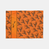 Couverture Polaire Nom orange Chesapeake bay récupérateur chiens (Devant (Horizontal))