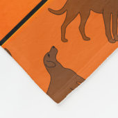 Couverture Polaire Nom orange Chesapeake bay récupérateur chiens (Coin)