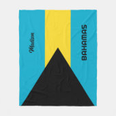 Couverture Polaire Nom personnalisé Bahamas (Devant)