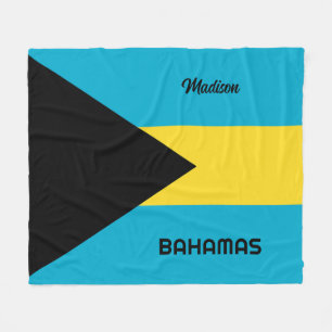Couverture Polaire Nom personnalisé Bahamas
