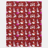 Couverture Polaire Nom personnalisé Blanket Cute Goose Halloween (Devant)