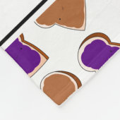 Couverture Polaire Nom personnalisé confiture de beurre d'arachide bl (Coin)