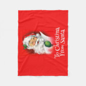 Couverture Polaire Nom personnalisé Enfants Wen Père Noël Noël (Devant)