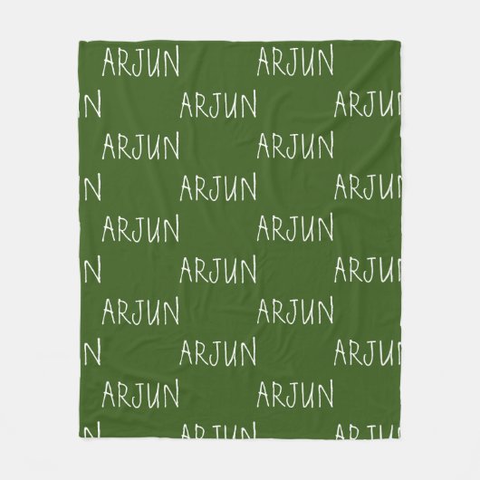 Couverture Polaire Nom personnalisé Fleece Blanket (Devant)