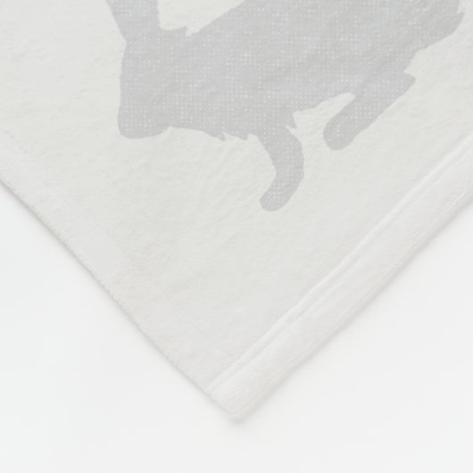 Couverture Polaire Nom personnalisé lapin lapin lapin lancer tapis (Coin)