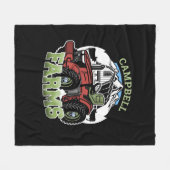 Couverture Polaire Nom personnalisé Pays Fermes Grange Tracteur Fermi (Devant (Horizontal))