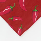 Couverture Polaire Nom personnalisé piment rouge (Coin)