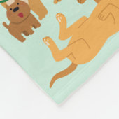 Couverture Polaire Nom personnalisé pour enfant et animal de compagni (Coin)