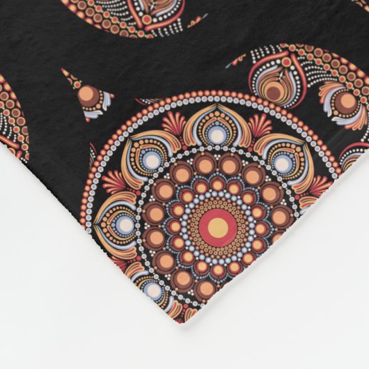 Couverture Polaire Nom personnalisé Retro Safari Sunset Bohemian Mand (Coin)