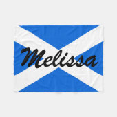 Couverture Polaire Nom personnalisé Scottish Flag fb arc2 (Devant (Horizontal))