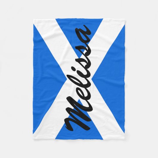 Couverture Polaire Nom personnalisé Scottish Flag fb arc2 (Devant)