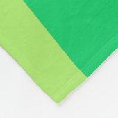 Couverture Polaire Nom personnalisé Vibrant Abstrait Bold Moderne (Coin)