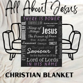 Couverture Polaire Nom puissant de Jésus chrétien