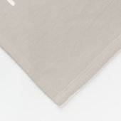 Couverture Polaire Nom simple moderne Customisé Photo pour animaux de (Coin)