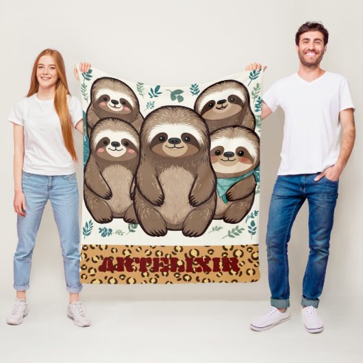Couverture Polaire Nombreux tirages de la Sloth Army (En situation)