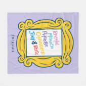 Couverture Polaire Noms de FRIENDS™ dans Peephole (Devant (Horizontal))