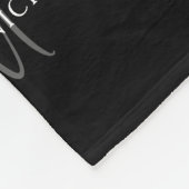 Couverture Polaire Noms et monogrammes de couples élégants (Coin)