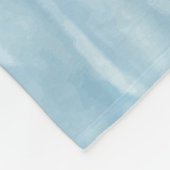 Couverture Polaire Noms Monogrammes de mariage Aqua Beach personnalis (Coin)