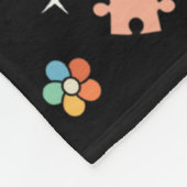 Couverture Polaire Non Verbal Autistic Nonspeaking Speech (Coin)