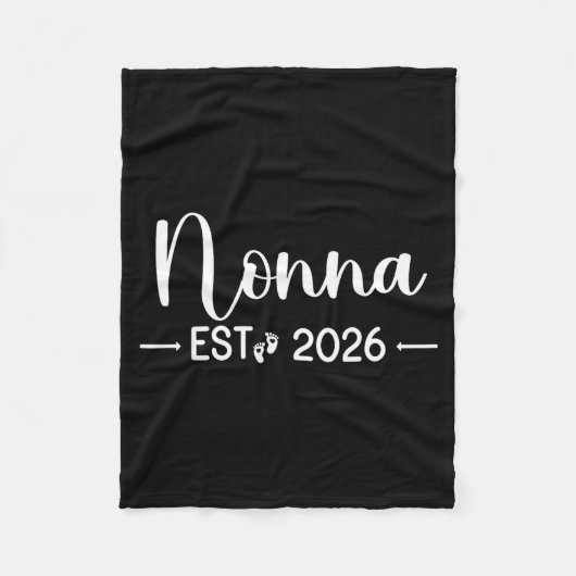 Couverture Polaire Nonna Est 2026 New Matching Mother To Be 2026  (Devant)
