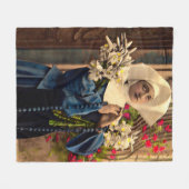 Couverture Polaire nonne bleue vers 1910 (Devant (Horizontal))