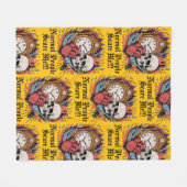 Couverture Polaire Normal People Scare Me (Devant (Horizontal))