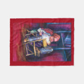 Couverture Polaire Norman préfère dessiner dans son sommeil (Devant (Horizontal))