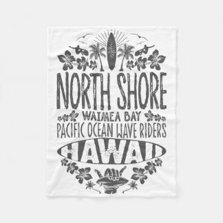 Couverture Polaire North Shore Waimea Y Pacific Ocean Wave Riders Sur