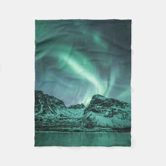 Couverture Polaire Northern Lights Nature Photo (Devant)