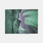 Couverture Polaire Northern Lights Nature Photo (Devant (Horizontal))