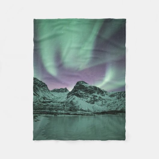 Couverture Polaire Northern Lights Nature Photo (Devant)