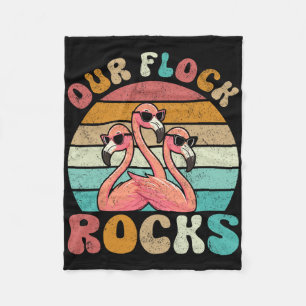 Couverture Polaire Nos Flock Rocks Flamant rose Correspondant Vacance