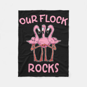 Couverture Polaire Nos Flock Rocks Flamant rose Correspondant Vacance