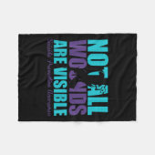 Couverture Polaire Not All Wounds Are Visible Suicide Prevention Awar (Devant (Horizontal))