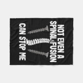 Couverture Polaire Not Even A Snal Fusion Can Stop Me Back Surgery Re (Devant (Horizontal))
