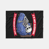 Couverture Polaire Not Sleeng Im Just Resting, My Eyes Funny Fathers (Devant (Horizontal))