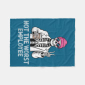 Couverture Polaire Not Worst Employee Worker Istant Jokes Office Humo (Devant (Horizontal))