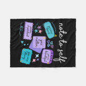 Couverture Polaire Note To Self You Suicide Prevention Awareness  (Devant (Horizontal))
