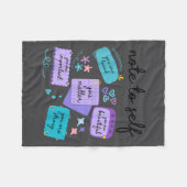 Couverture Polaire Note To Self You Suicide Prevention Awareness  (Devant (Horizontal))