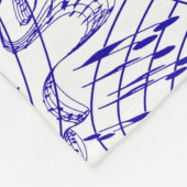 COUVERTURE POLAIRE NOTES BLEUES DE MUSIQUE (Coin)