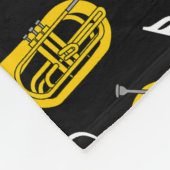 Couverture Polaire *Notes de musique Baritone Marching (Coin)