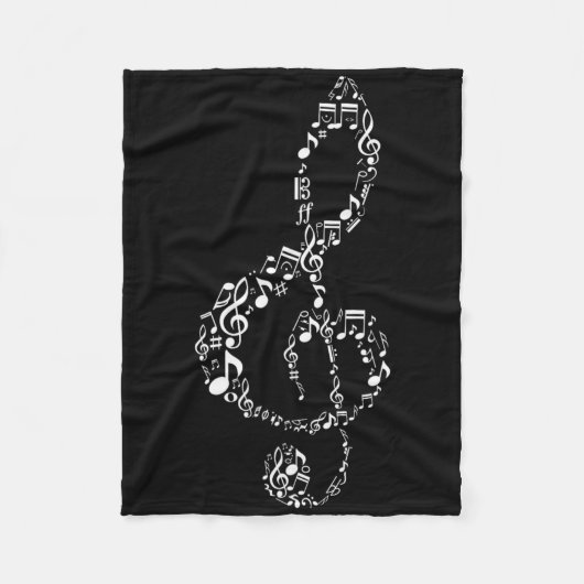 Couverture Polaire Notes de professeur de musique Musicien (Devant)