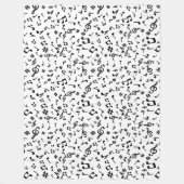 Couverture Polaire Notes musicales (Devant)