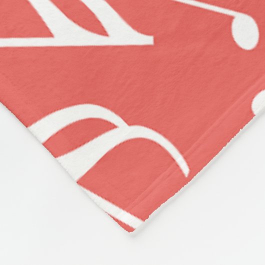 Couverture Polaire Notes musicales (Coin)