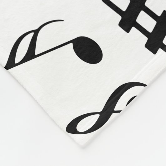 Couverture Polaire Notes musicales 3 (Coin)