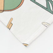 Couverture Polaire Notes musicales de violons à la ligne (Coin)