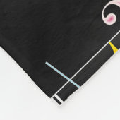 Couverture Polaire Notes ouvrières de musique sur le noir (Coin)