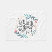 Couverture Polaire Nothing A Little Botox And Fillers Can't Fix  (Devant (Horizontal))