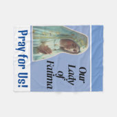 Couverture Polaire Notre-Dame de Fatima (Devant (Horizontal))