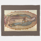 Couverture Polaire Notre-Dame De Guadalupe   (Devant (Horizontal))